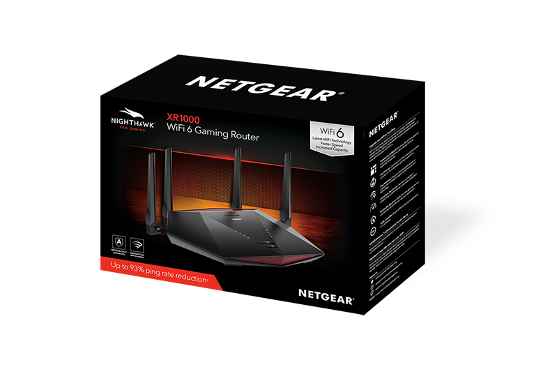 NETGEAR Nighthawk 6-Stream WiFi 6 5.4Gbps Gaming Routerarmor (XR1000)