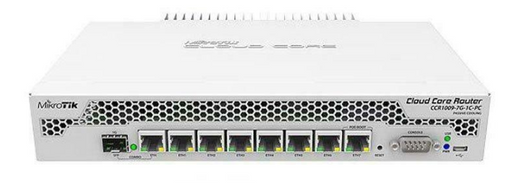 MikroTik CCR1009-7G-1CPC Cloud Core Router Gx9 1xSFP 7xGb