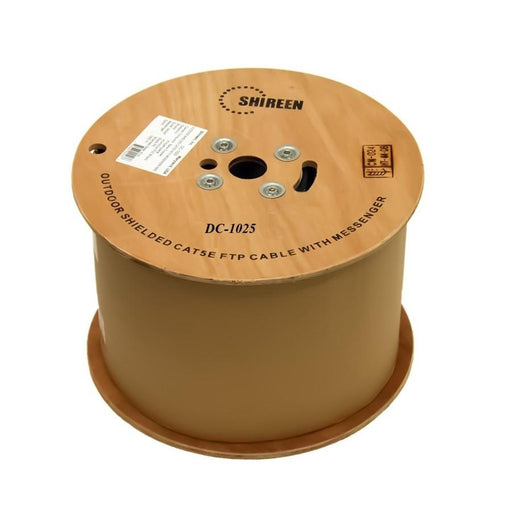 Shireen DC-1025 CAT5e 1000ft Outdoor Shielded with Solid 17AWG Messenger Wire
