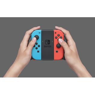  Nintendo Neon Purple/ Neon Orange Joy-Con (L-R) - Switch :  Video Games