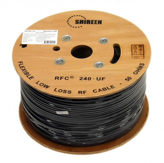 Shireen RFC240UF-1000, RFC240 1000ft Ultraflex Cable Spool - We Love tec