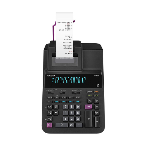 Casio DR-120R Full-Sized Printing Calculator, Black - Free Shipping - We Love tec