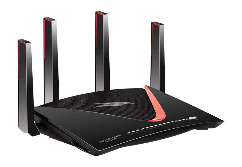NETGEAR WiFi Router with 6 Ethernet Ports and Wireless Speeds Up to 7.2 Gbps, AD7200 (XR700)